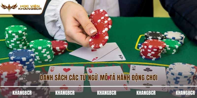 Danh sách các từ ngữ mô tả hành động chơi